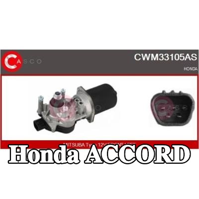 CASCO محرك المساحات الأمامي, 12V — Honda Accord