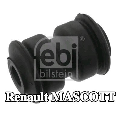 FEBI BILSTEIN جلبة, نابض أوراق المحور الأمامي الأيسر, المحور الأمامي الأيمن — Renault Mascott