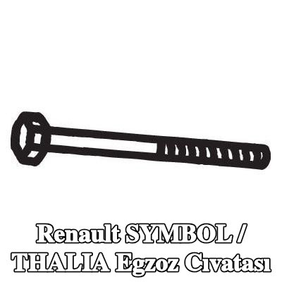 BOSAL Egzoz cıvatası — 2000 Renault Symbol / Thalia