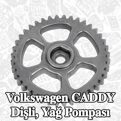 ET ENGINETEAM Dişli, yağ pompası — Volkswagen Caddy