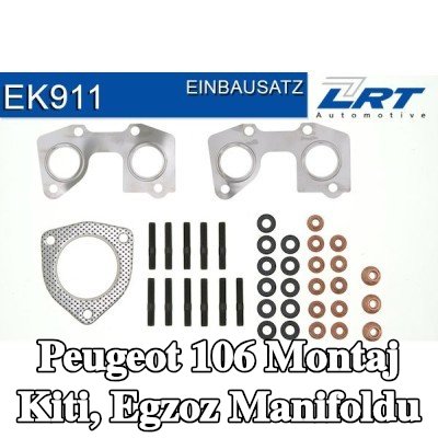 LRT Montaj Kiti, egzoz manifoldu — Peugeot 106