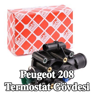 FEBI BILSTEIN Sıcaklık Anahtarlı termostat muhafazası — Peugeot 208