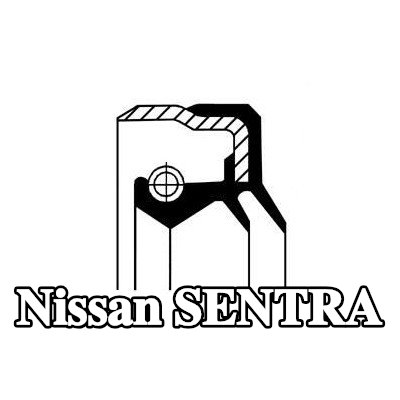 CORTECO حشية العمود, المحور الأيمن — 2000 Nissan Sentra