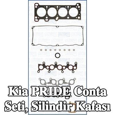 AJUSA Conta seti, silindir kapağı contalı silindir kapağı — Kia Pride