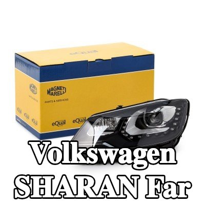 MAGNETI MARELLI Far Sol, D3S, D3S/H7, H7, P21W, W5W, far seviyeleme motorlu, Xenon için kontrol ünitesi olmadan, kızdırma deşarj lambası olmadan — Volkswagen Sharan