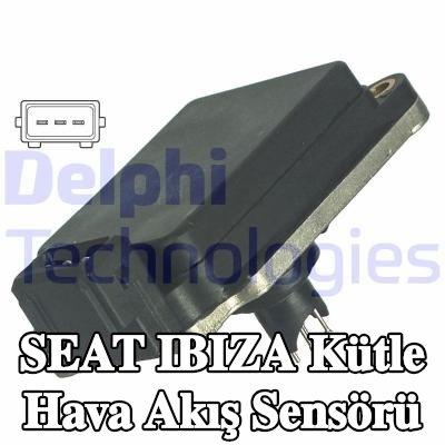 DELPHI Kütle hava akış sensörü 12V — 1995 SEAT Ibiza