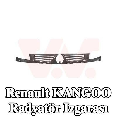 VAN WEZEL Radyatör ızgarası, orta, gri — 2002 Renault Kangoo