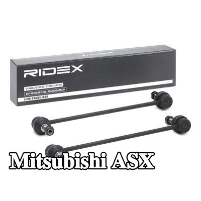RIDEX طقم إصلاح وصلة قضيب مانع الانقلاب المحور الأمامي الأيسر, المحور الأمامي الأيمن — Mitsubishi Asx