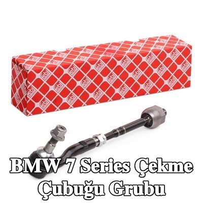 FEBI BILSTEIN Rot kolu grubu Ön Aks Sol, 373mm, kilit somunu ile — 2012 BMW 7 Series