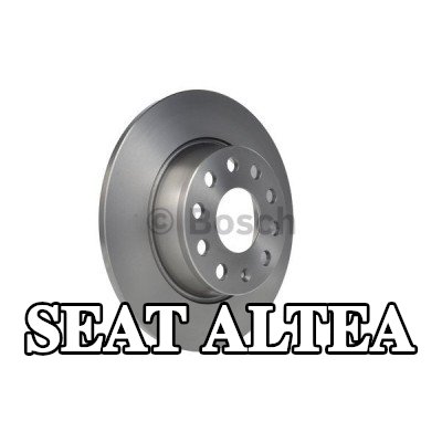 BOSCH القطر الخارجي لقرص المكابح: 272mm, صلب, مشحم — SEAT Altea
