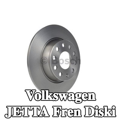 BOSCH Fren diski Dış Çap: 272mm, düz, Yağlanmış — Volkswagen Jetta