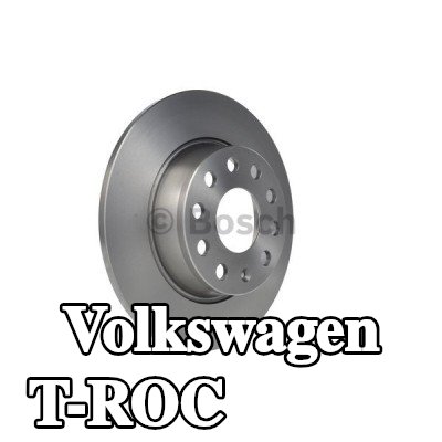 BOSCH القطر الخارجي لقرص المكابح: 272mm, صلب, مشحم — Volkswagen T-roc