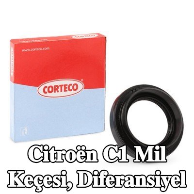 CORTECO Mil Contası, diferansiyel Tahrik Aksı — 2012 Citroën C1