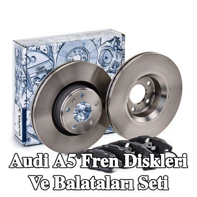 VAICO Fren diskleri ve balataları seti Ön Aks, Havalandırmalı, fren balataları ile — 2012 Audi A5