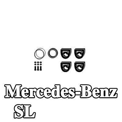 VEGAZ طقم تركيب العادم — 1992 Mercedes-Benz Sl