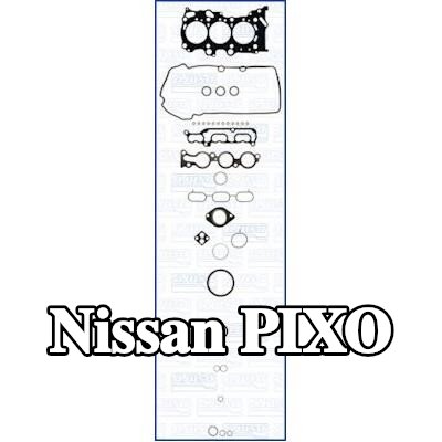 AJUSA مجموعة حشيات كاملة, محرك مزود بحشية رأس الأسطوانة — Nissan Pixo