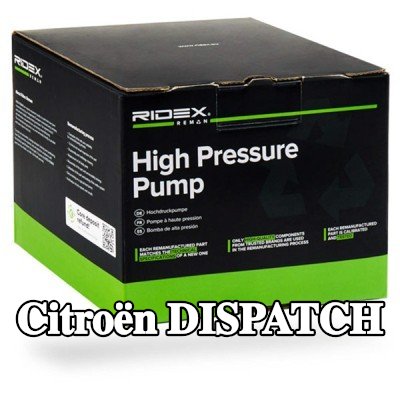 RIDEX REMAN مضخة وقود عالية الضغط للمحرك — 1999 Citroën Dispatch