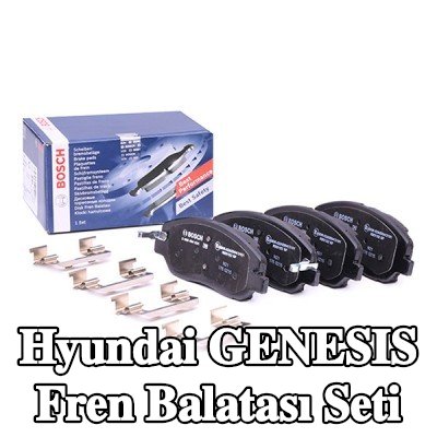BOSCH Fren balatası seti 16, 9mm, gıcırtı önleyici plaka ile, yaylı — 2012 Hyundai Genesis