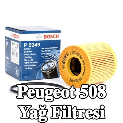 BOSCH Conta/sızdırmazlık elemanlı yağ filtresi — 2012 Peugeot 508