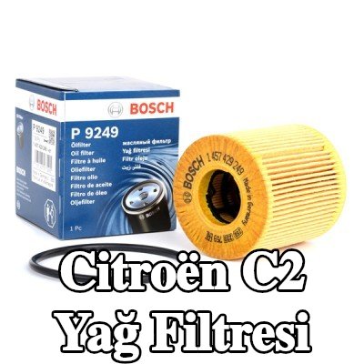 BOSCH Conta/sızdırmazlık elemanlı yağ filtresi — Citroën C2
