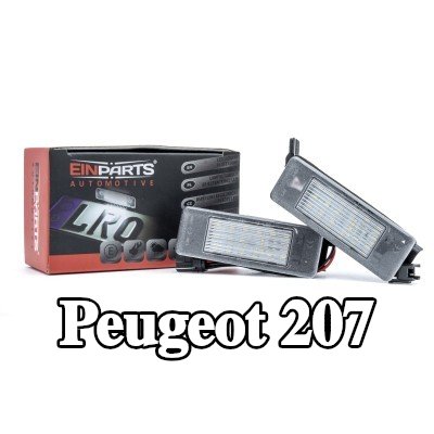 EINPARTS مصباح لوحة الترخيص — Peugeot 207