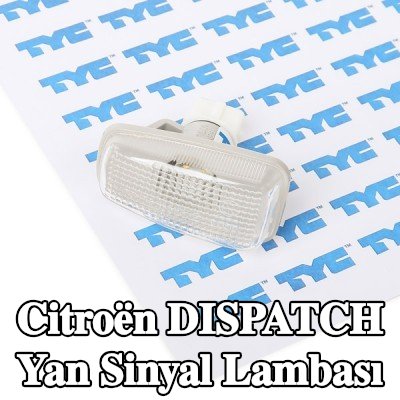 TYC Yan sinyal lambası her iki taraf, yan montaj, beyaz, ampul tutuculu — 2000 Citroën Dispatch