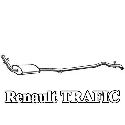 VEGAZ كاتم الصوت الأوسط 1680mm — 2000 Renault Trafic