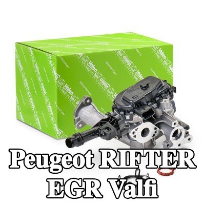 VALEO Contalı/sızdırmazlık elemanlı EGR valfi, EGR soğutucusuz — Peugeot Rifter