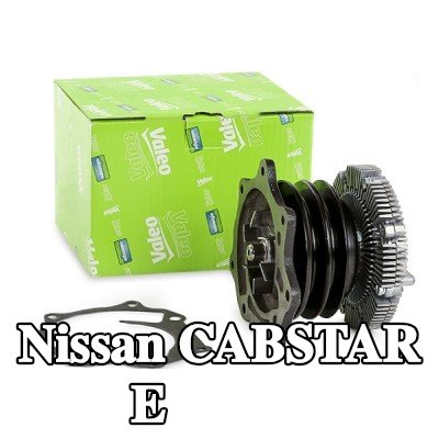 VALEO مضخة مياه بدون غطاء, مع حشيات/مانعات تسرب — 2002 Nissan Cabstar E
