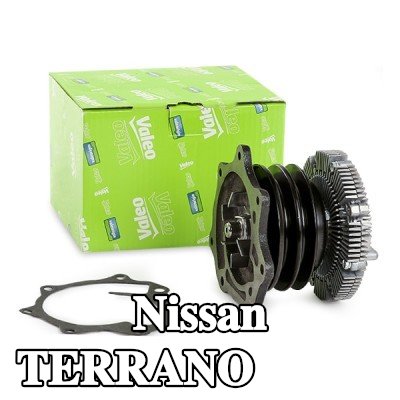 VALEO مضخة مياه بدون غطاء, مع حشيات/مانعات تسرب — Nissan Terrano