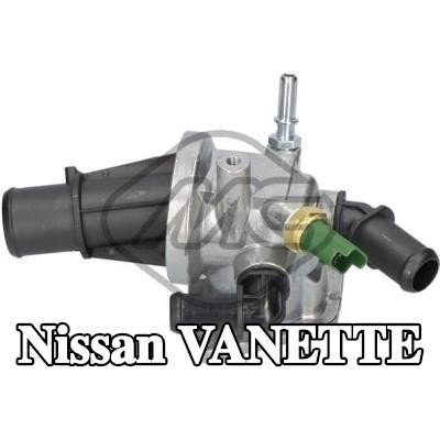 Metalcaucho غلاف الثرموستات مع الحشية/المانع للتسرب, مع جهاز استشعار — Nissan Vanette
