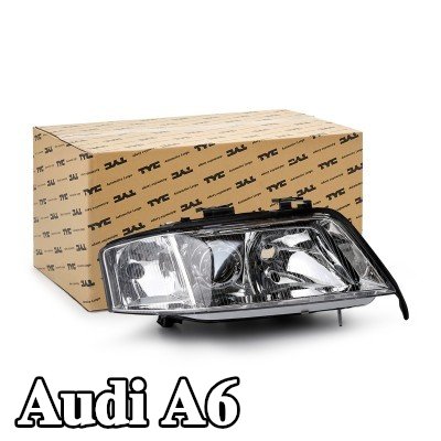 TYC المصباح الأيمن, H1, H1/H7, H7, بدون محرك كهربائي — 2002 Audi A6