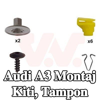 VAN WEZEL Montaj Kiti, tampon — Audi A3