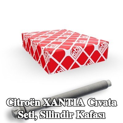 FEBI BILSTEIN Cıvata Kiti, silindir kafası 136mm — Citroën Xantia