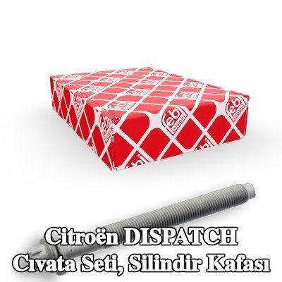FEBI BILSTEIN Cıvata Kiti, silindir kafası 136mm — 2002 Citroën Dispatch
