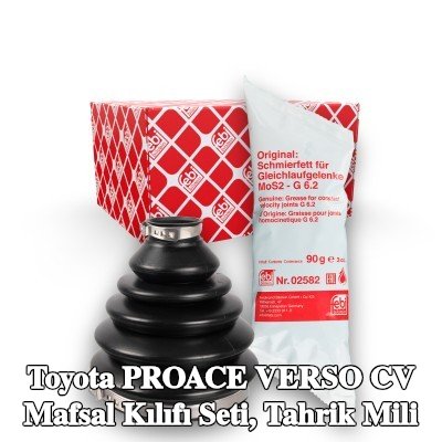 FEBI BILSTEIN CV kılıf kiti, tahrik mili Ön Aks Sol, Tekerlek Tarafı, Termoplast — 2020 Toyota Proace Verso