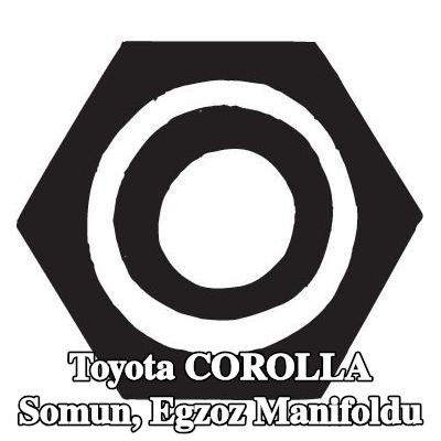 BOSAL Somun, egzoz manifoldu — 2012 Toyota Corolla