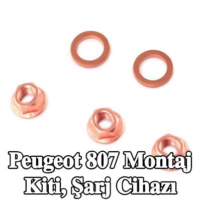 ELRING Montaj Kiti, conta/sızdırmazlık elemanları ile şarj cihazı, cıvata/vida ile — Peugeot 807