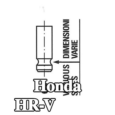 FRECCIA صمام السحب ساق الصمام المطلي بالنيتريد — Honda Hr-v