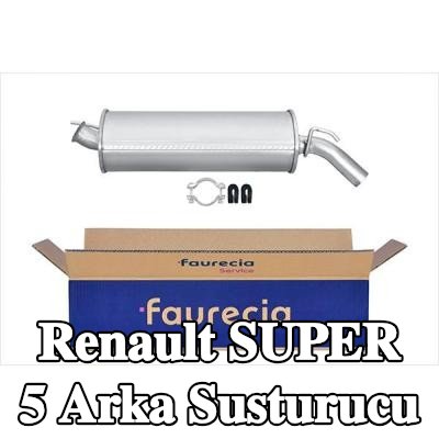 HELLA Arka susturucu Arka, montaj parçaları ile — Renault Super 5