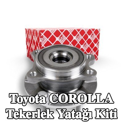 FEBI BILSTEIN Sol ön aks tekerlek yatağı kiti, Ön Aks Sağ, Tekerlek göbeğine entegre tekerlek yatağı, ABS sensör halkalı, entegre manyetik sensör halkalı — 2012 Toyota Corolla