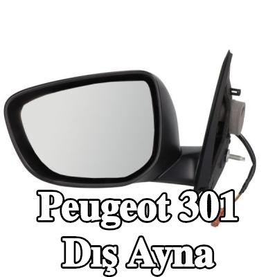BLIC Sol yan ayna, Elektrikli — Peugeot 301