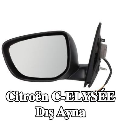 BLIC Sol yan ayna, Elektrikli — Citroën C-elysée