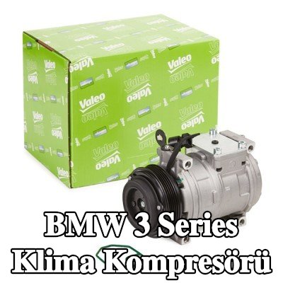 VALEO Klima kompresörü YENİ ORİJİNAL PARÇA, PAG kompresör yağı ile — 1990 BMW 3 Series