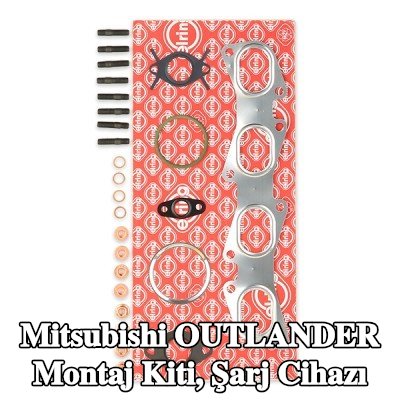 ELRING Montaj Kiti, conta/sızdırmazlık elemanları ile şarj cihazı, cıvata/vida ile — 2006 Mitsubishi Outlander