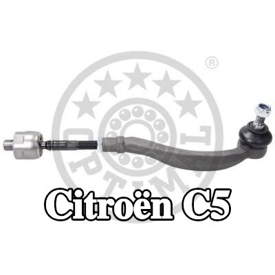 OPTIMAL مجموعة قضيب التوجيه للمحور الأمامي الأيمن, 315mm, مع ملحقات, مع صامولة مضادة — Citroën C5