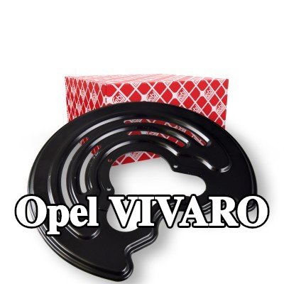 FEBI BILSTEIN لوحة دعم قرص الفرامل للمحور الخلفي الأيمن — Opel Vivaro