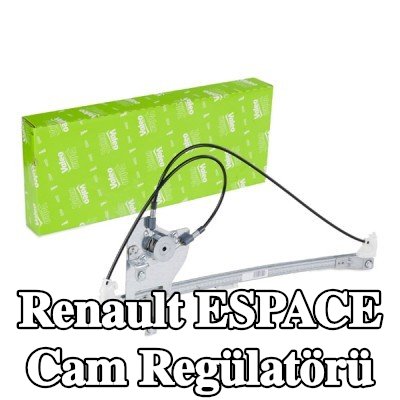 VALEO Sağ arka cam regülatörü, Elektrikli, elektrik motoru olmadan — 2012 Renault Espace