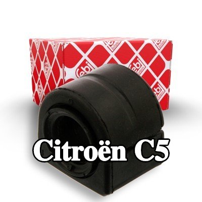 FEBI BILSTEIN جلبة قضيب مانع للانقلاب المحور الأمامي, 24mm, المطاط الصناعي — 2002 Citroën C5