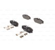 BOSCH Fren balatası seti 18, 2mm, gıcırtı önleyici plaka ile, yaylı — Renault Safrane (4)